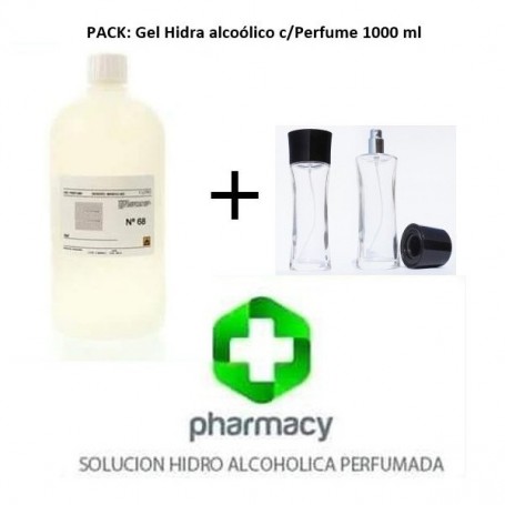 Gel Hidro alcoólico para as mãos com Perfume 500 ml