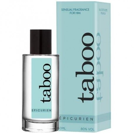 TABOO EPICURIEN PERFUME COM FEROMONAS PARA ELE 50ml