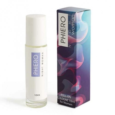 PHIERO NIGHT PERFUME FEROMONAS MULHER COM ROLL-ON 10ML