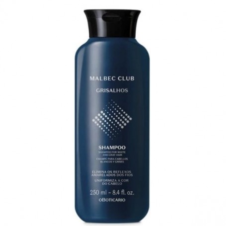 Shampoo Cabelos Grisalhos MALBEC CLUB 250ml